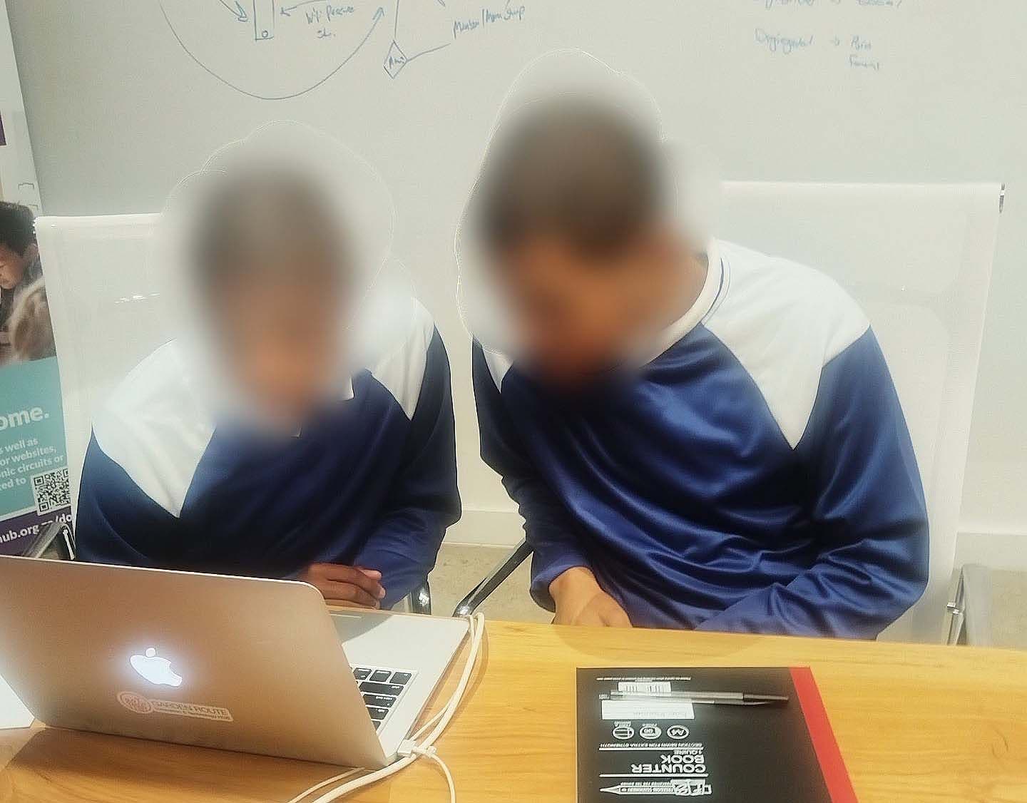 Outeniekwa CYCC Learners collaborating